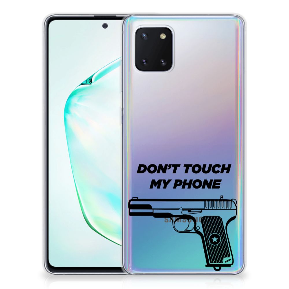 Samsung Galaxy Note 10 Lite Silicone-hoesje Pistol DTMP