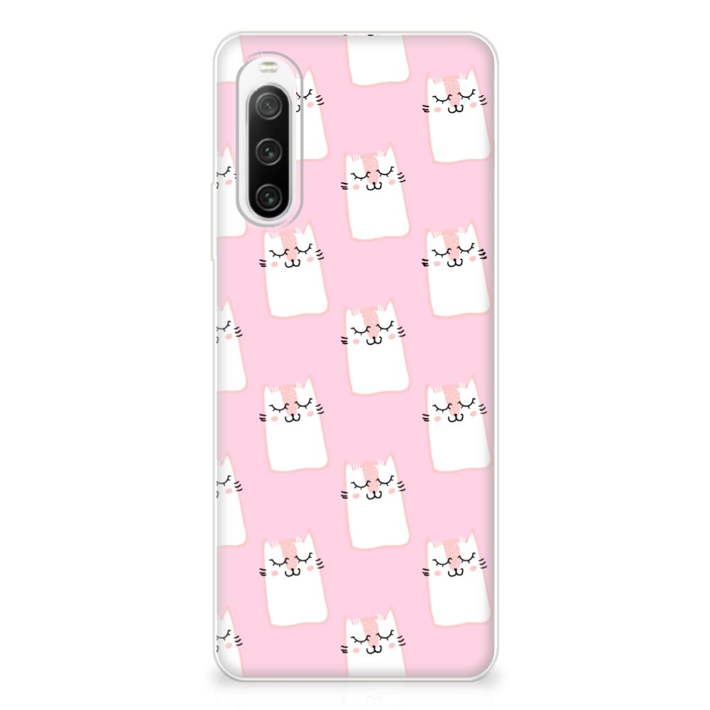 Sony Xperia 10 IV TPU Hoesje Sleeping Cats