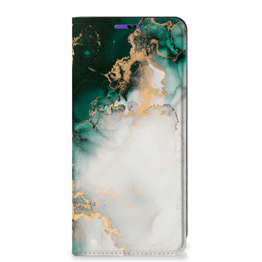 Standcase voor Samsung Galaxy A22 4G | M22 Marmer Groen - B2C Telecom