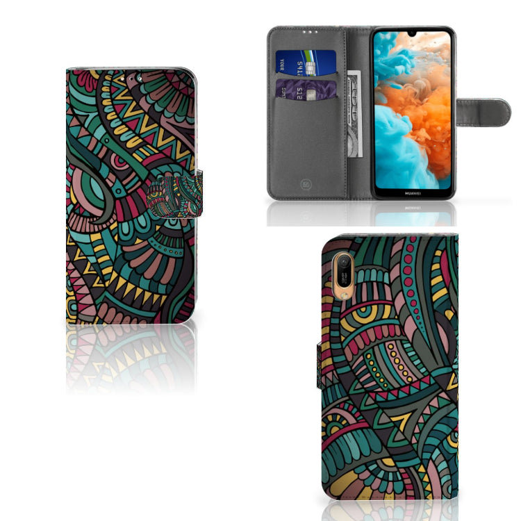 Huawei Y6 (2019) Telefoon Hoesje Aztec