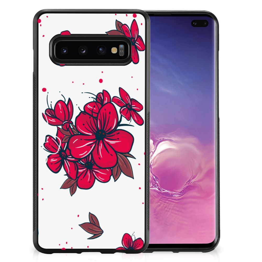 Samsung Galaxy S10+ Skin Case Blossom Red