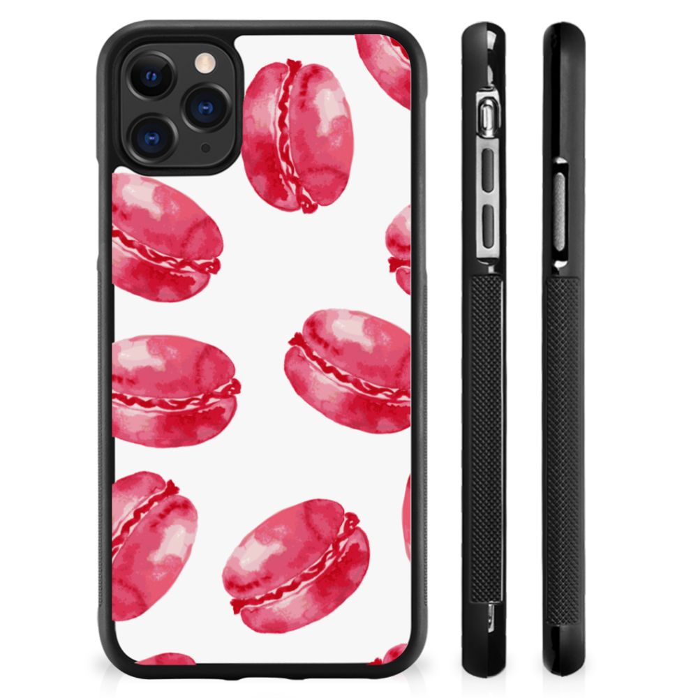 Apple iPhone 11 Pro Max Silicone Case Pink Macarons B2C Telecom