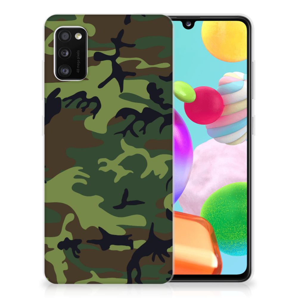 Samsung Galaxy A41 TPU bumper Army Dark