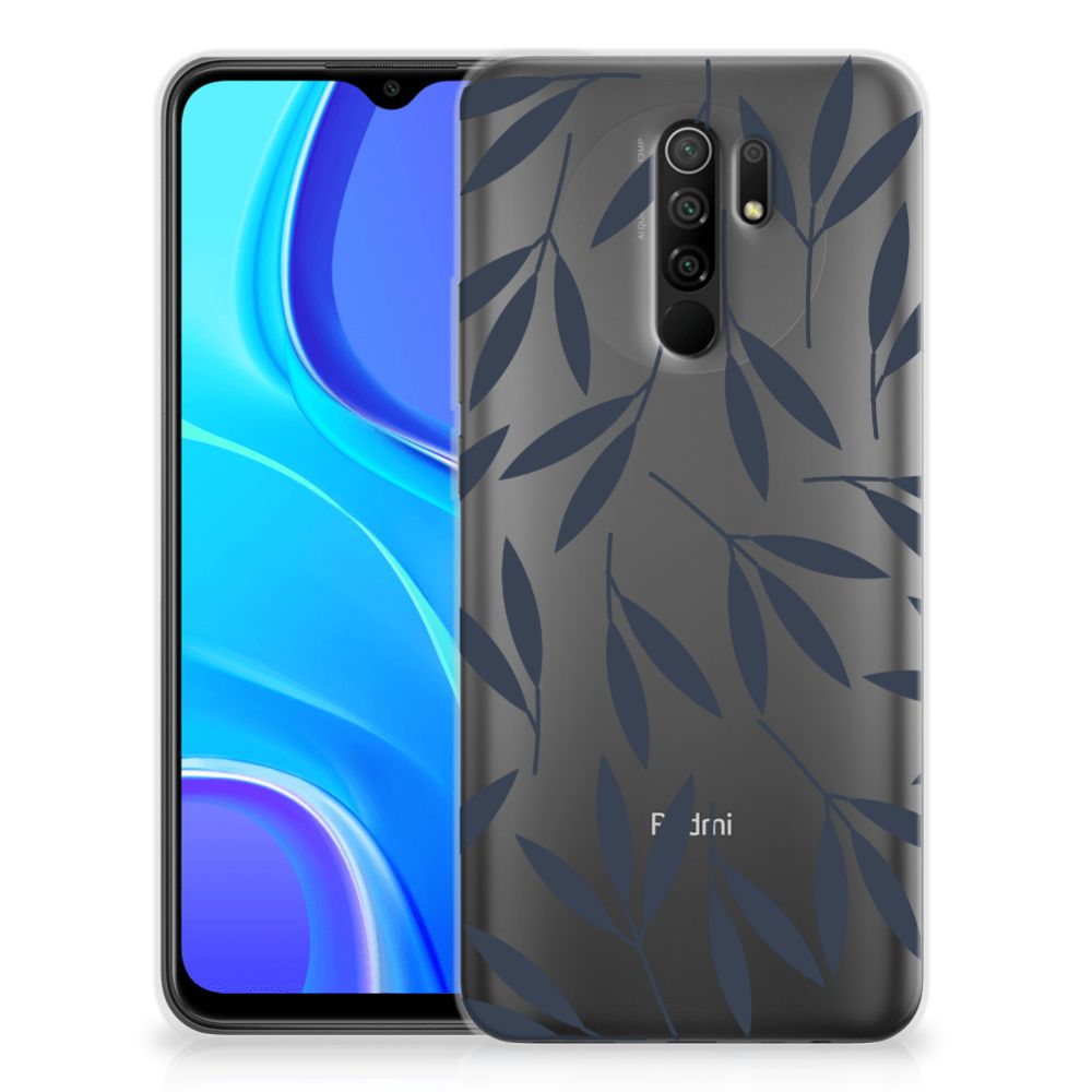 Xiaomi Redmi 9 TPU Case Leaves Blue B2C Telecom