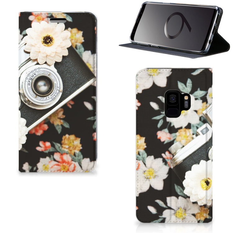 Samsung Galaxy S9 Stand Case Vintage Camera