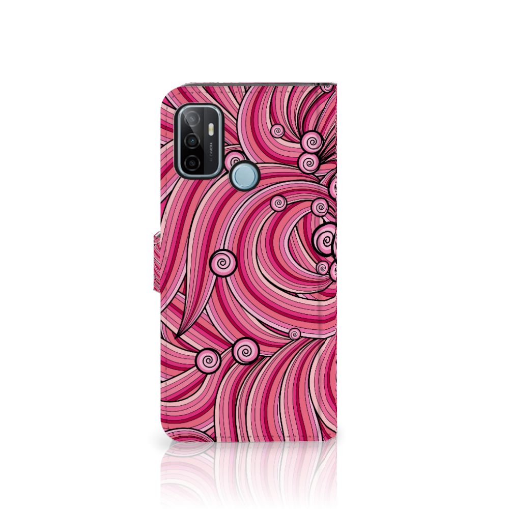 OPPO A53 | OPPO A53s Hoesje Swirl Pink