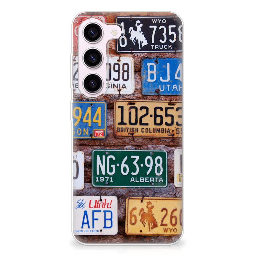 Samsung Galaxy S23 Siliconen Hoesje met foto Kentekenplaten B2C Telecom