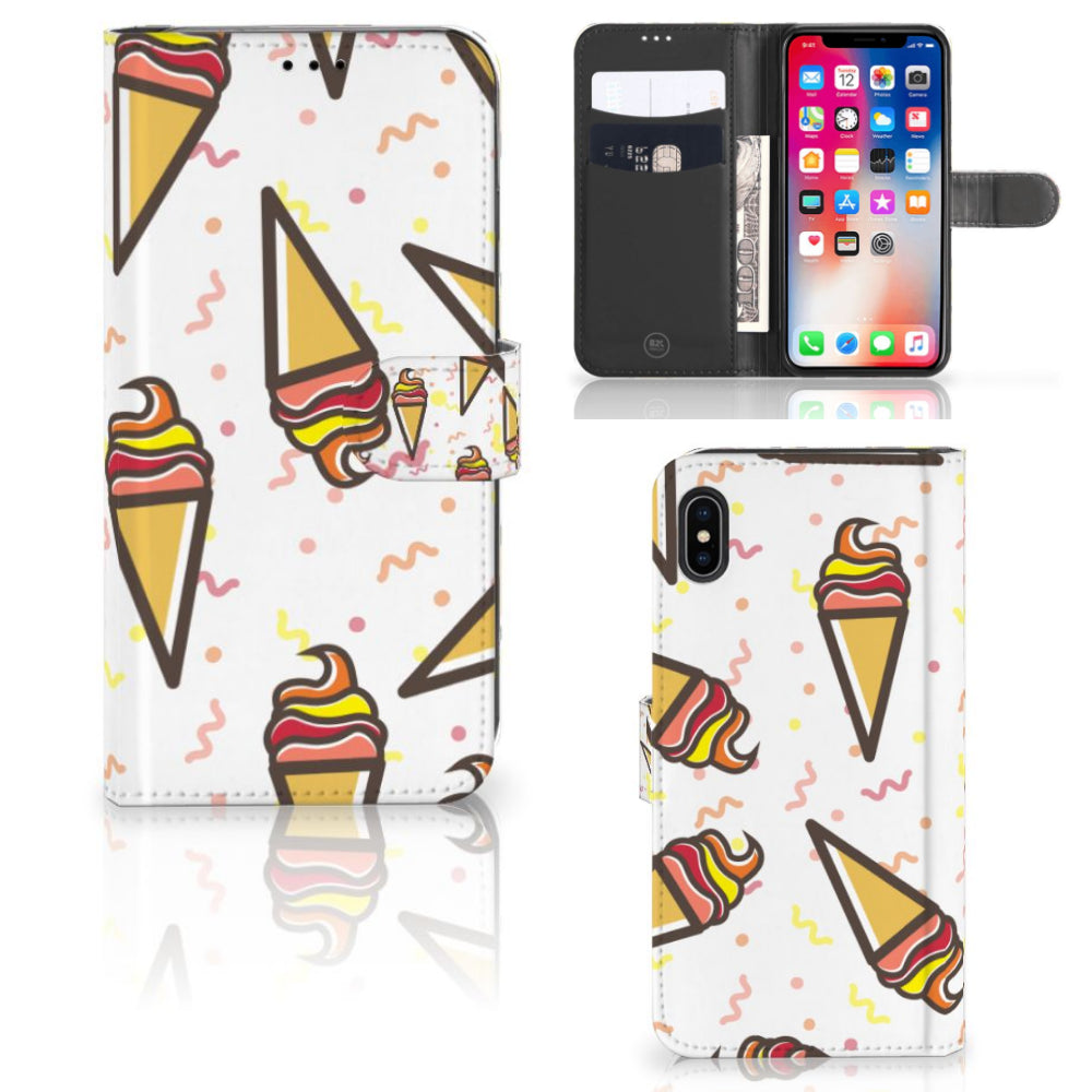 Apple iPhone Xs Max Book Cover Icecream