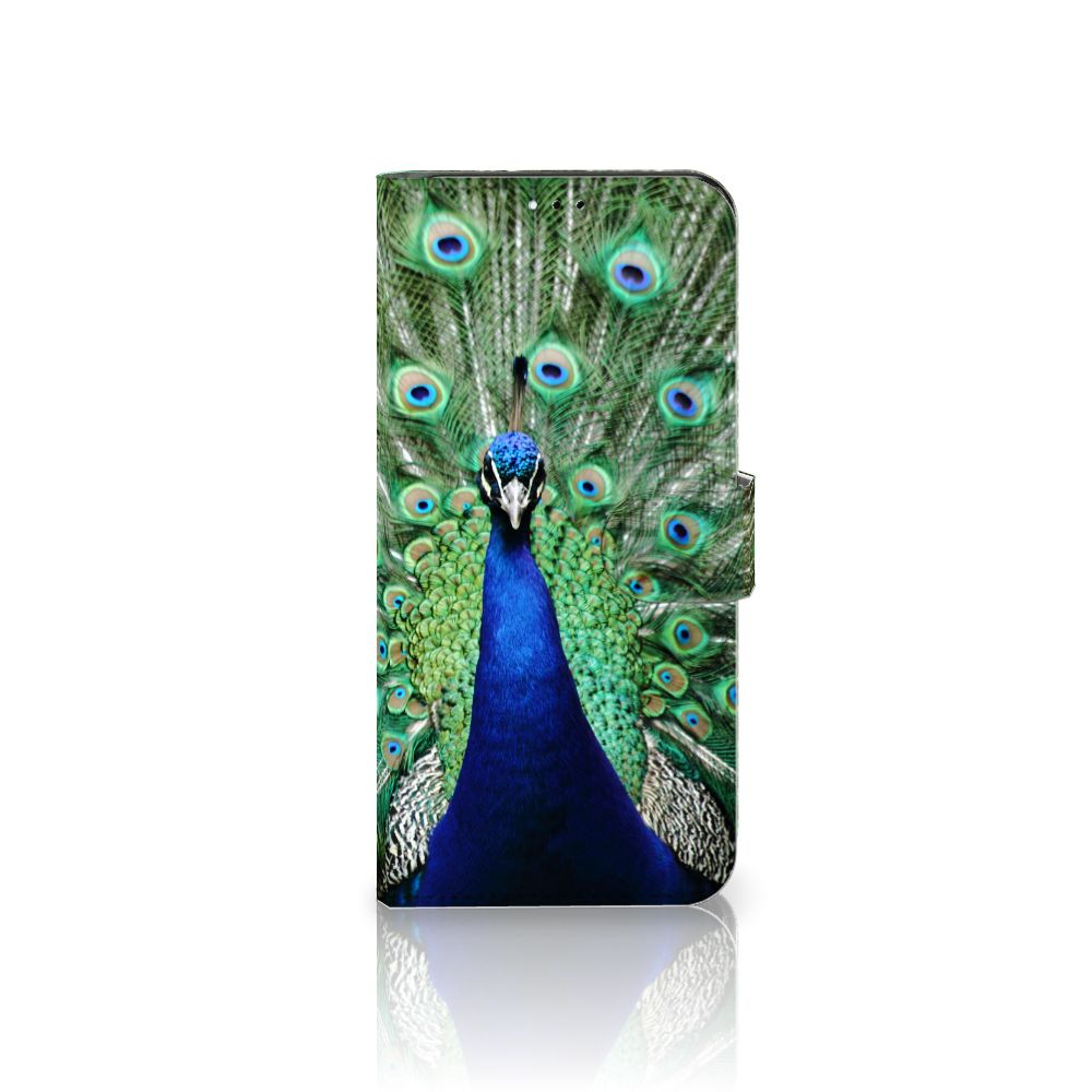 Samsung Galaxy A23 Telefoonhoesje met Pasjes Pauw