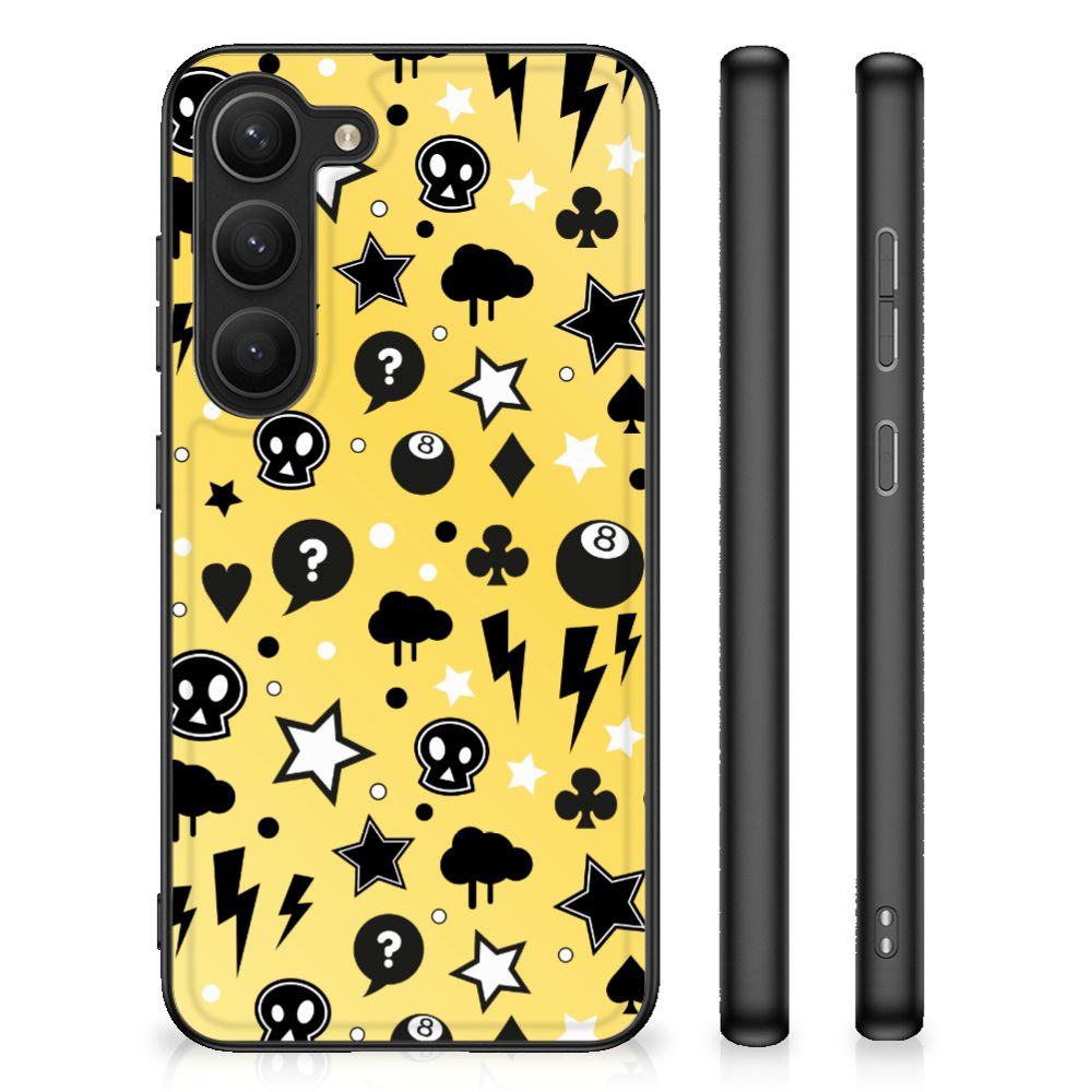 Telefoonhoesje Samsung Galaxy S23 Punk Geel B2C Telecom