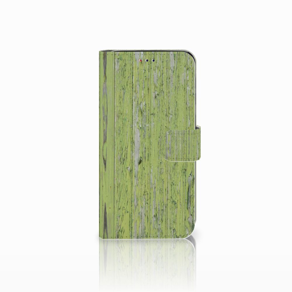 Samsung Galaxy A10 Book Style Case Green Wood