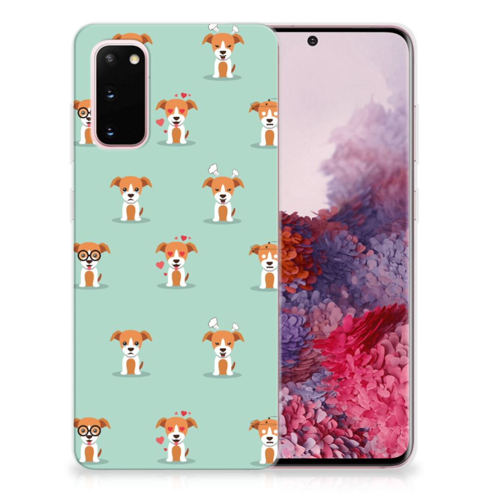 Samsung Galaxy S20 TPU Hoesje Pups