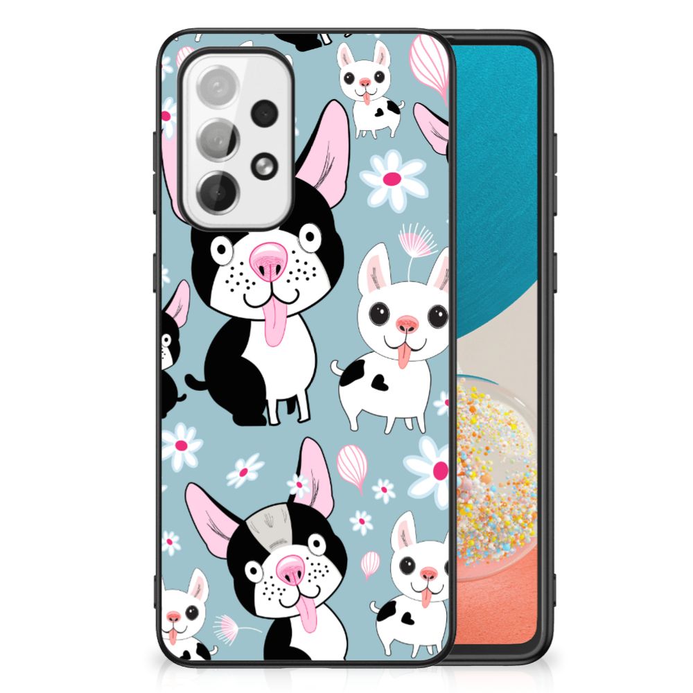 Samsung Galaxy A73 Dierenprint Telefoonhoesje Hondjes B2C Telecom