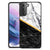 Samsung Galaxy S21 Plus Marmeren Print Telefoonhoesje Marmer Wit Zwart - Origineel Cadeau Man B2C Telecom