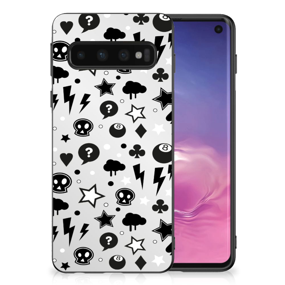 Mobiel Case Samsung Galaxy S10 Silver Punk B2C Telecom