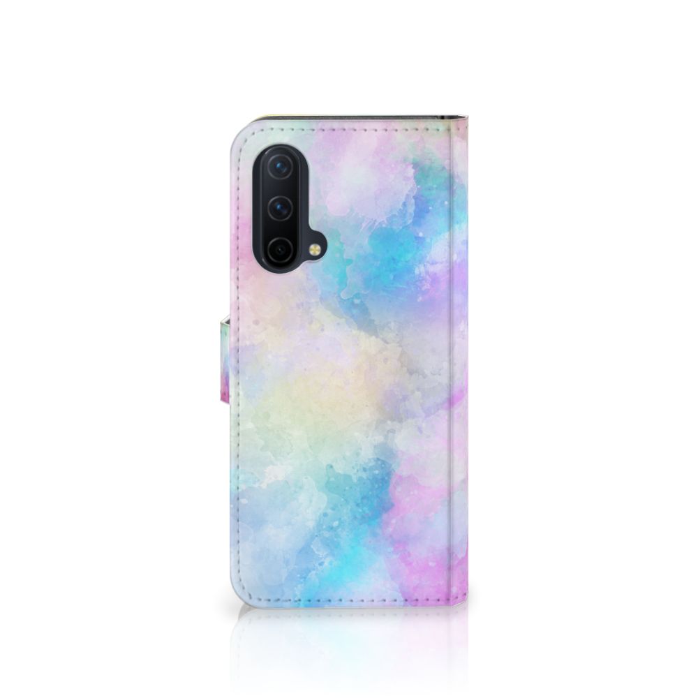 Hoesje OnePlus Nord CE 5G Watercolor Light met pastelkleuren en unieke watercolor uitstraling.