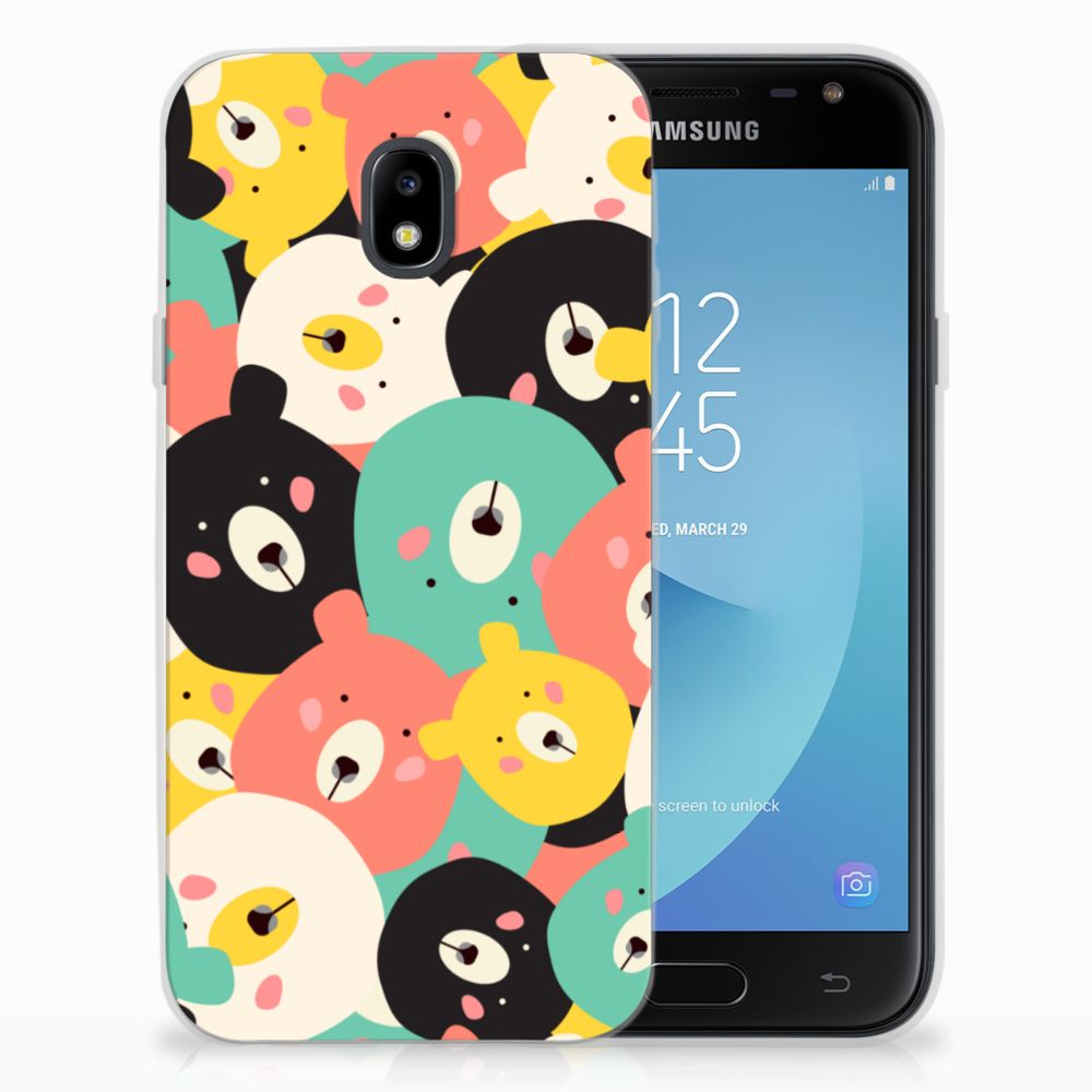 Samsung Galaxy J3 2017 Telefoonhoesje met Naam Bears