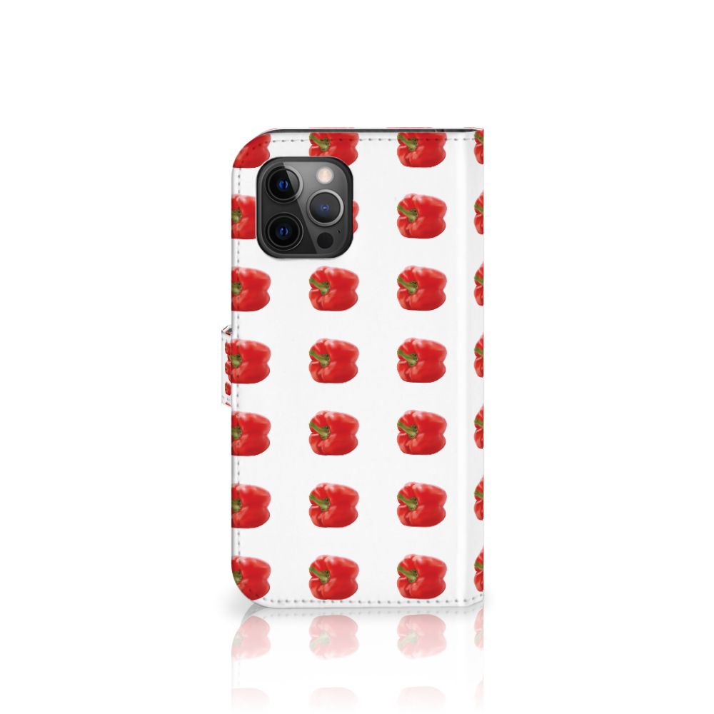 Apple iPhone 12 Pro Max Book Cover Paprika Red