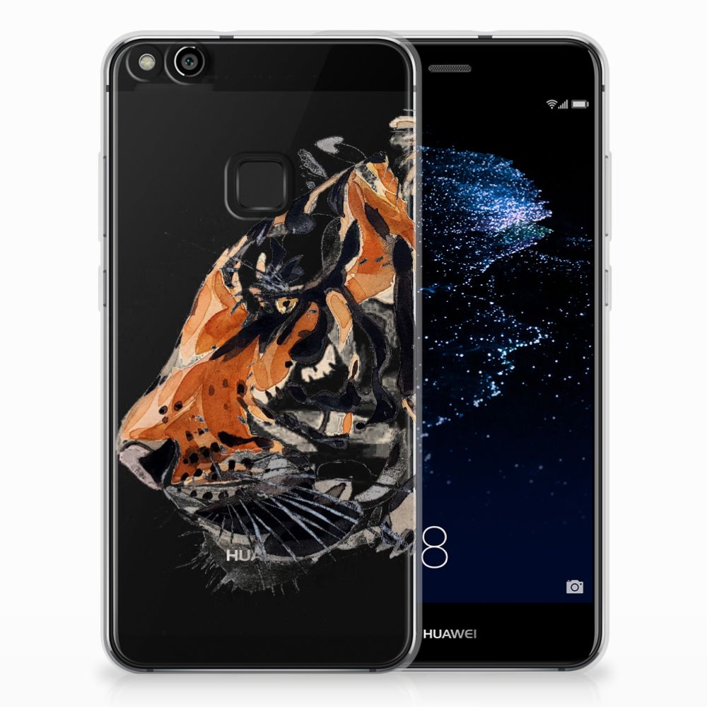 Hoesje maken Huawei P10 Lite Watercolor Tiger