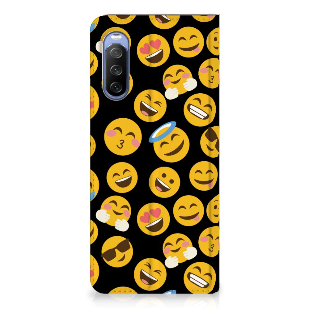 Sony Xperia 10 III Hoesje met Magneet Emoji - B2C Telecom