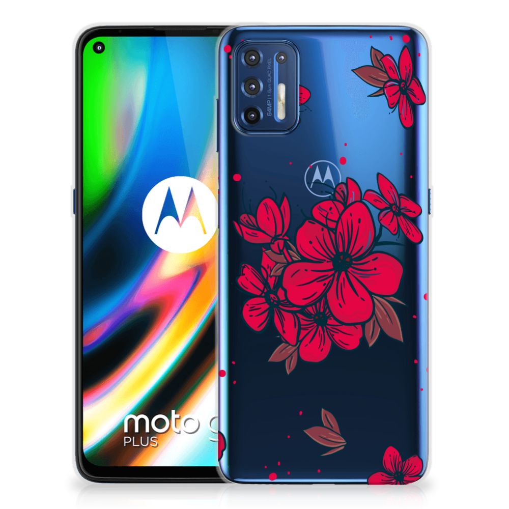 Motorola Moto G9 Plus TPU Case Blossom Red