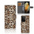 Samsung Galaxy S21 Ultra Telefoonhoesje met Pasjes Leopard