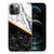 iPhone 12 Pro Max TPU Siliconen Hoesje Marmer Wit Zwart - Origineel Cadeau Man B2C Telecom