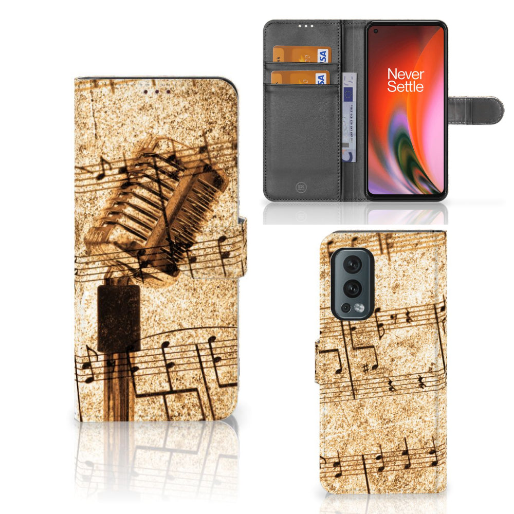 OnePlus Nord 2 5G Telefoonhoesje met foto Bladmuziek