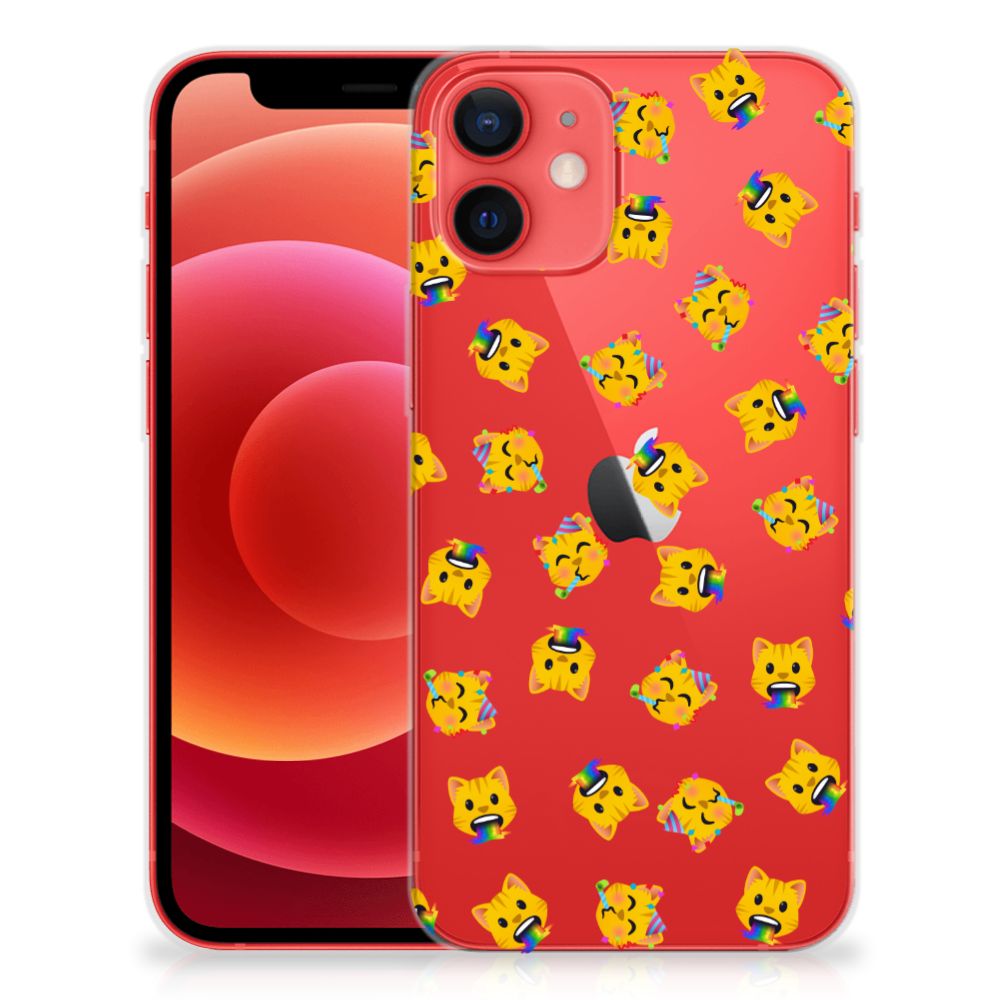 TPU bumper voor iPhone 12 Mini Katten Emojis B2C Telecom