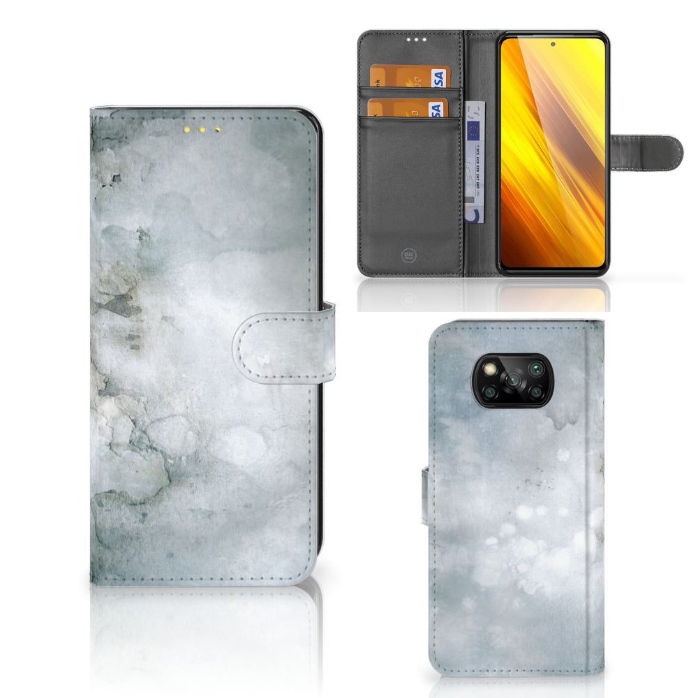 Hoesje Xiaomi Poco X3 | Poco X3 Pro Painting Grey