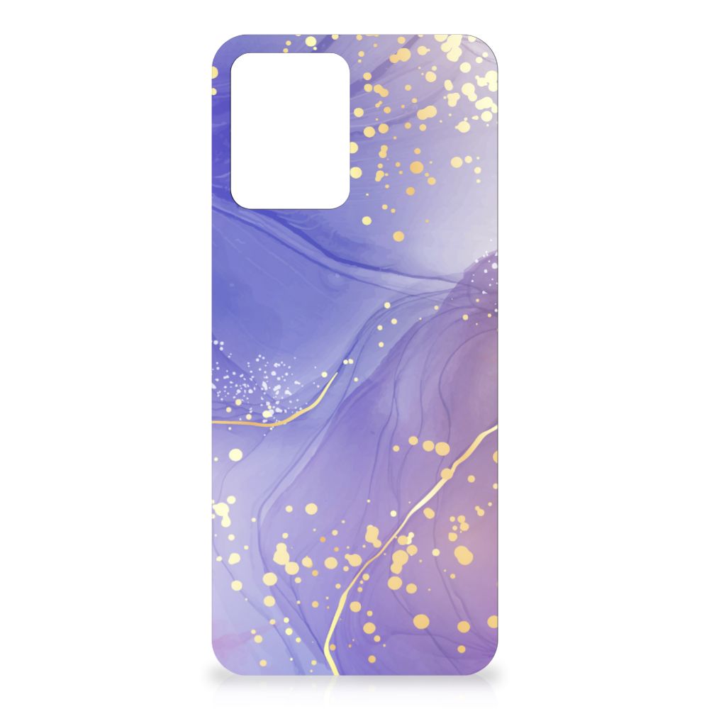 Back Cover voor Motorola Moto G53 Watercolor Paars