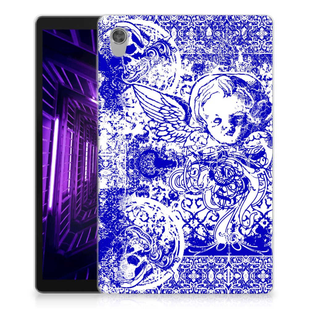 Tablet BackCover Lenovo Tab M10 HD (2de generatie) Angel Skull Blauw - B2C Telecom