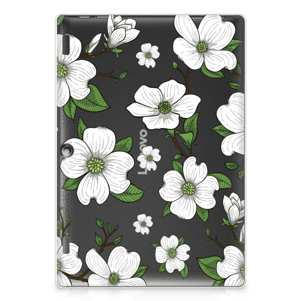 Lenovo Tab 10 | Tab 2 A10-30 Siliconen Hoesje Dogwood Flowers - B2C Telecom