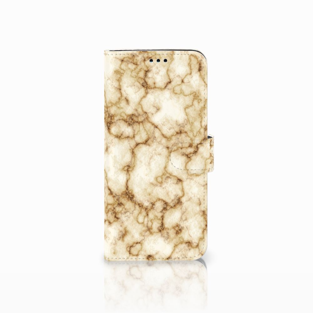 Samsung Galaxy S9 Plus Bookcase Marmer Goud