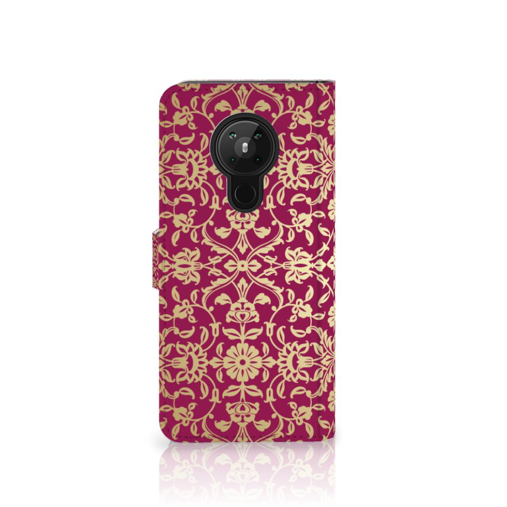 Wallet Case Nokia 5.3 Barok Pink