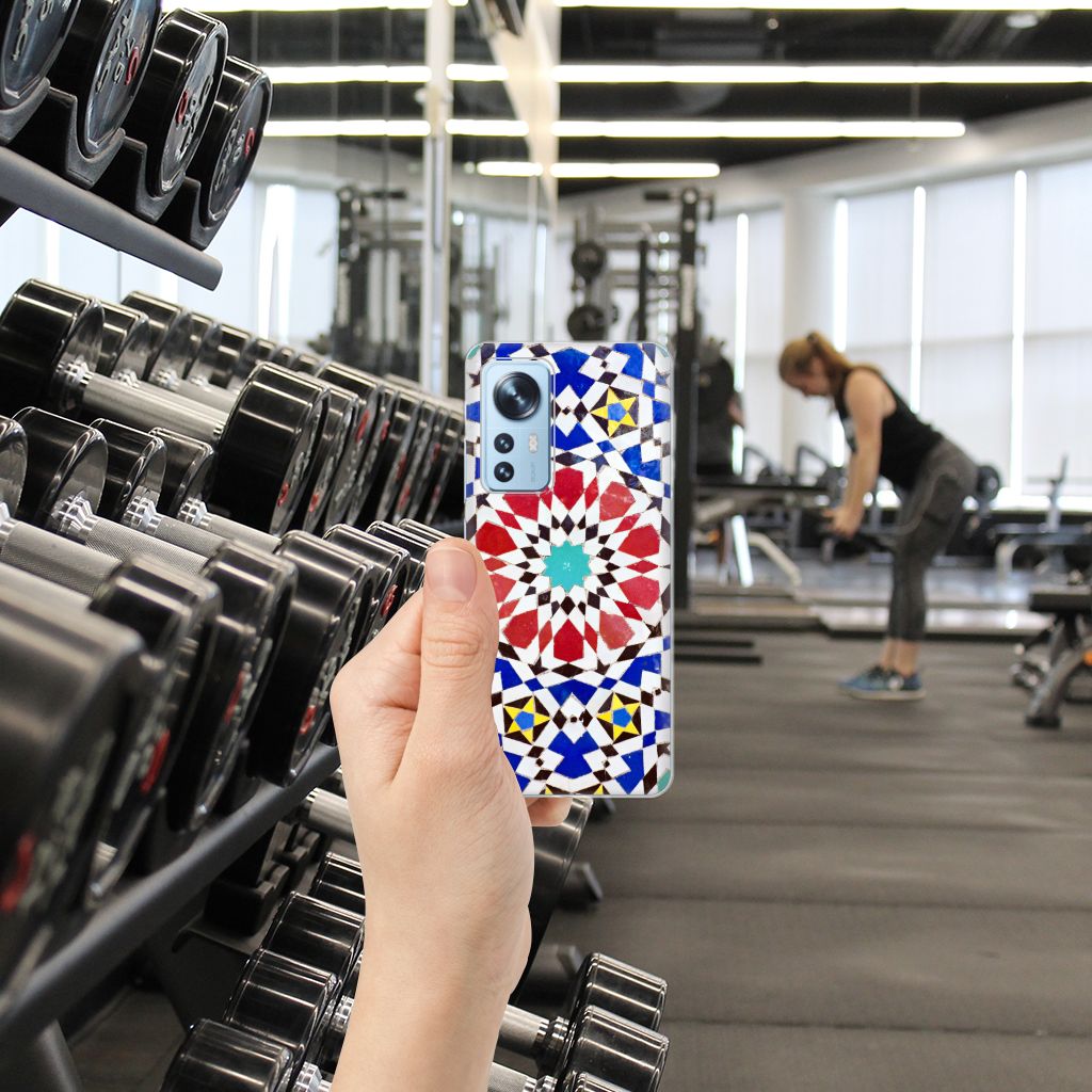 Xiaomi 12 | 12X TPU Siliconen Hoesje Mozaïek B2C Telecom