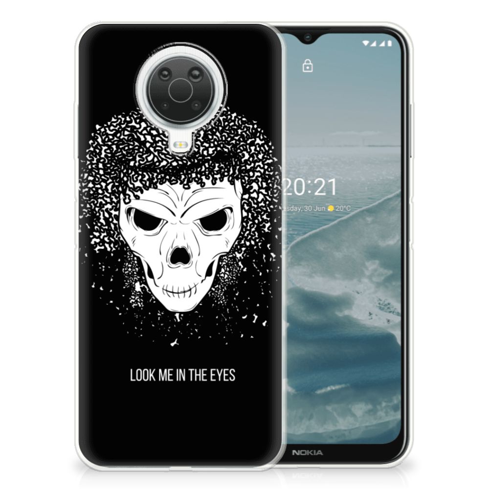 Silicone Back Case Nokia G20 | G10 Skull Hair