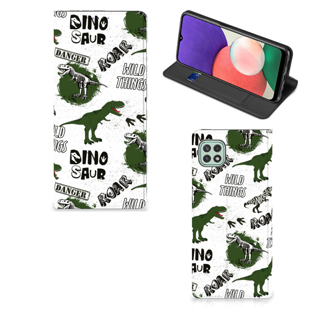 Hoesje maken voor Samsung Galaxy A22 5G Dinosaurus - B2C Telecom
