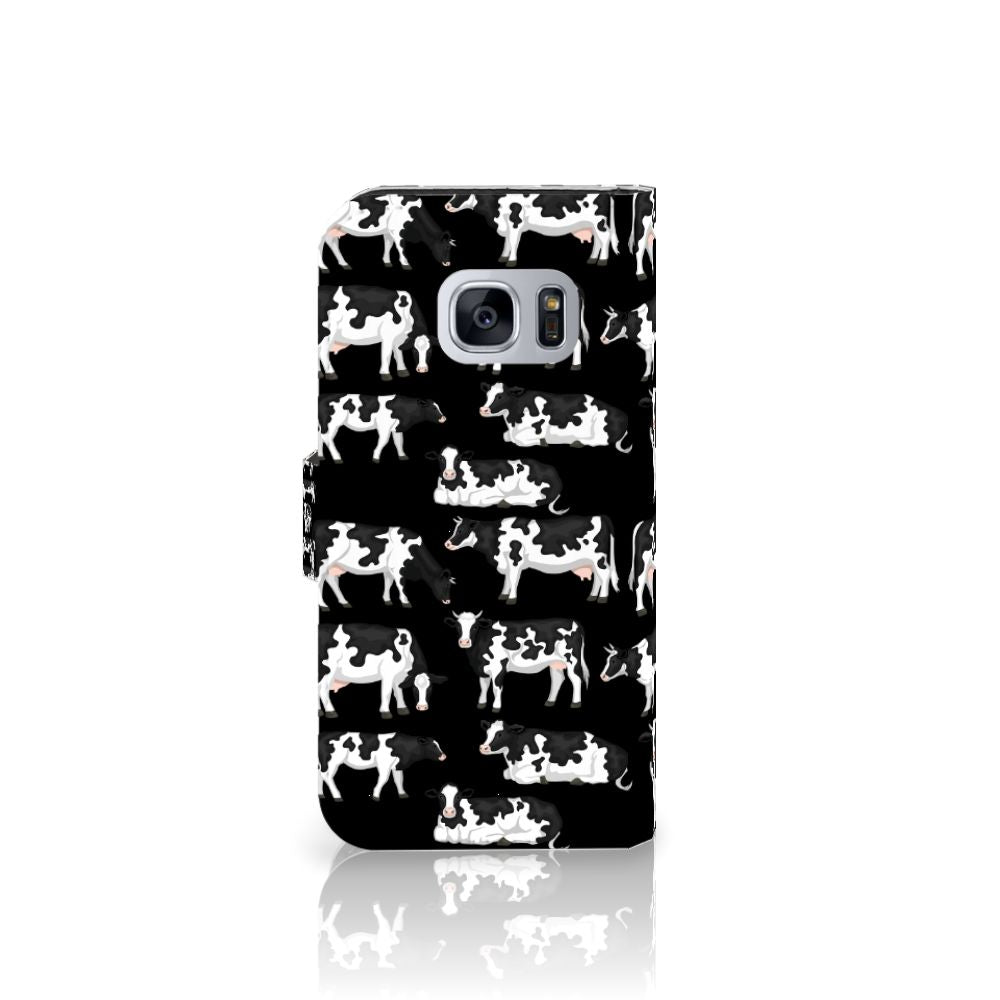 Samsung Galaxy S7 Telefoonhoesje met Pasjes Koetjes