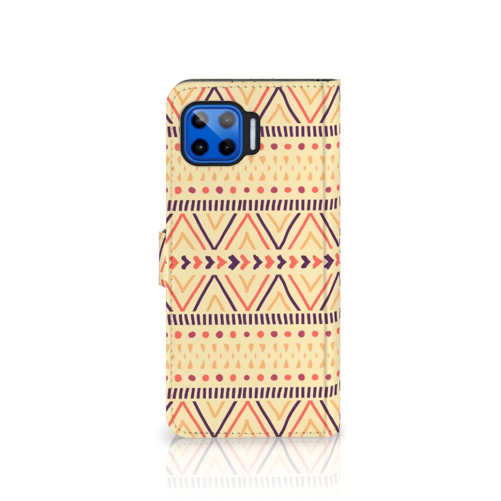 Motorola Moto G 5G Plus Telefoon Hoesje Aztec Yellow