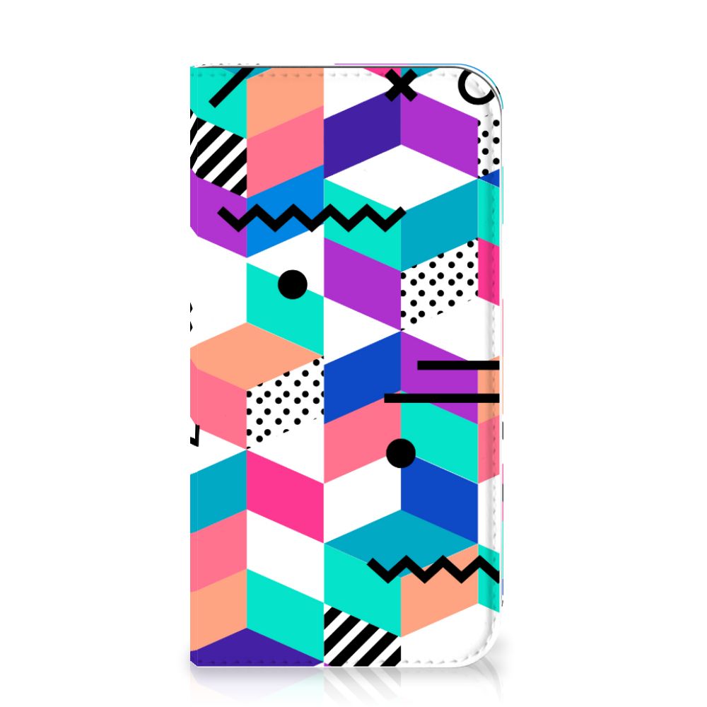 Apple iPhone 11 Pro Stand Case Blokken Kleurrijk