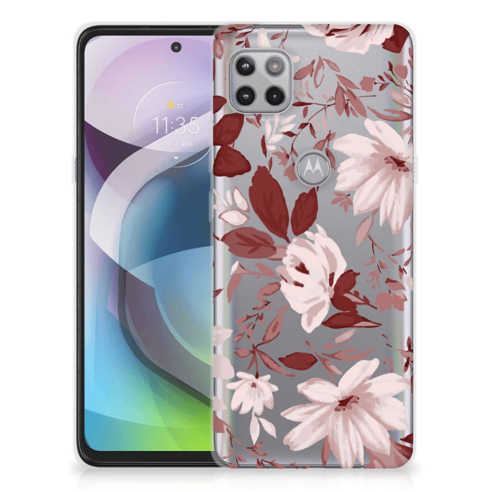 Hoesje maken Motorola Moto G 5G Watercolor Flowers B2C Telecom