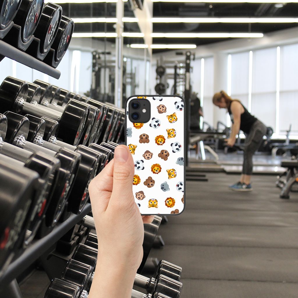 Back Case voor iPhone 11 Dieren Emojis B2C Telecom