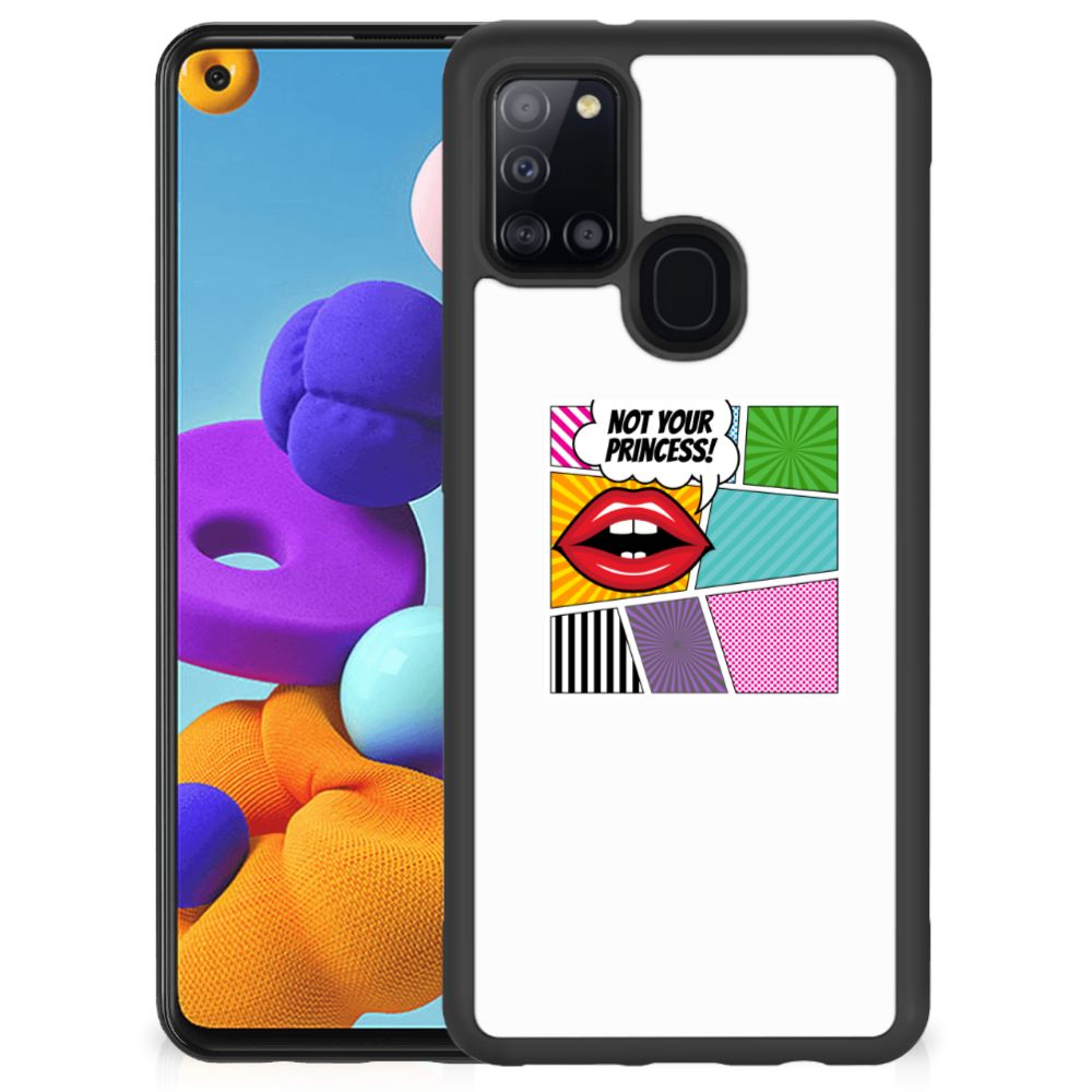 Samsung Galaxy A21s TPU Bumper Case Popart Princess