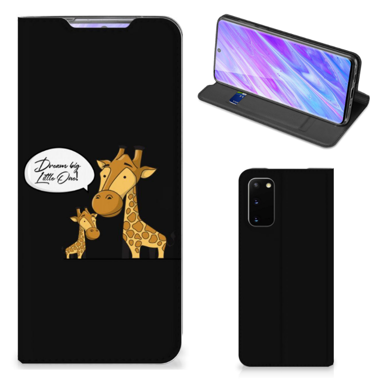 Samsung Galaxy S20 Magnet Case Giraffe - B2C Telecom