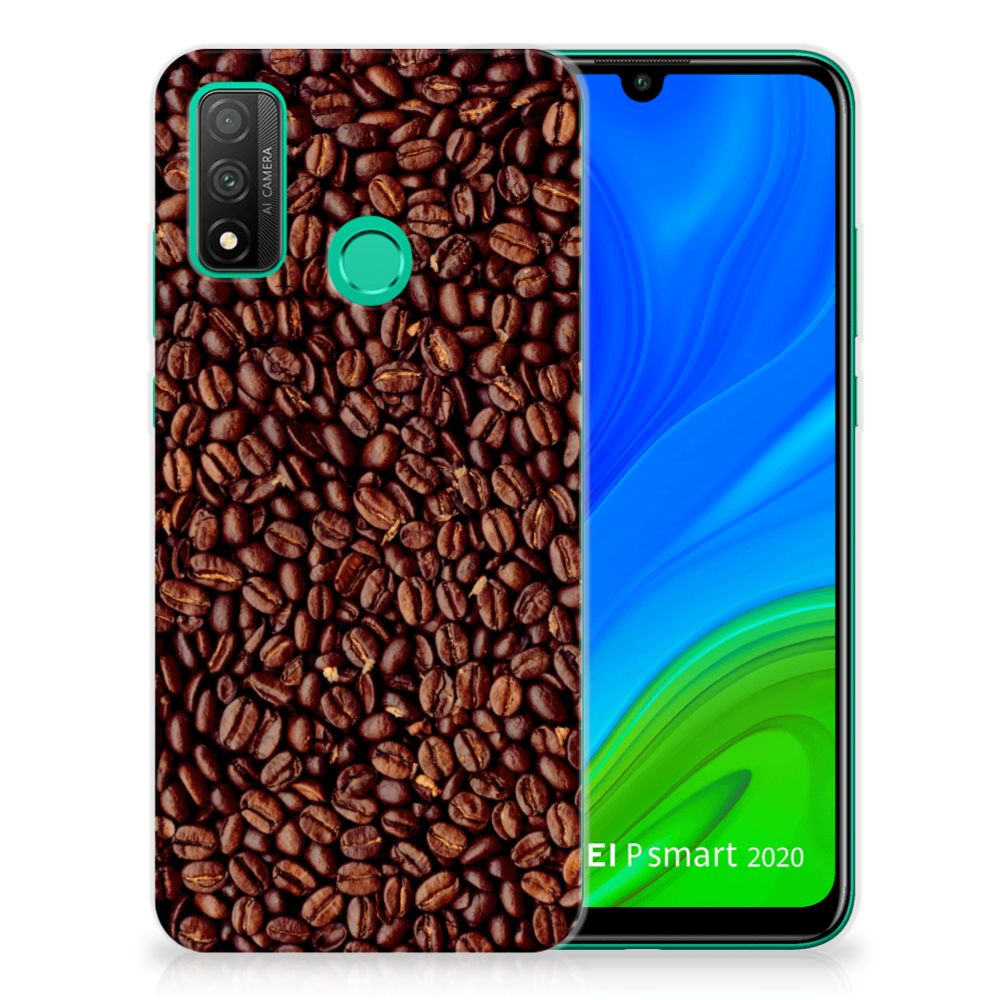Huawei P Smart 2020 Siliconen Case Koffiebonen B2C Telecom
