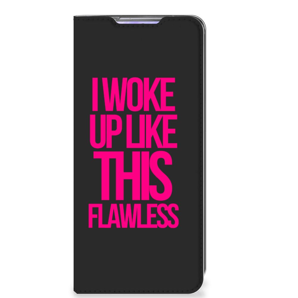 Samsung Galaxy S20 Ultra Hoesje met tekst Woke Up - Origineel Cadeau Zelf Maken - B2C Telecom