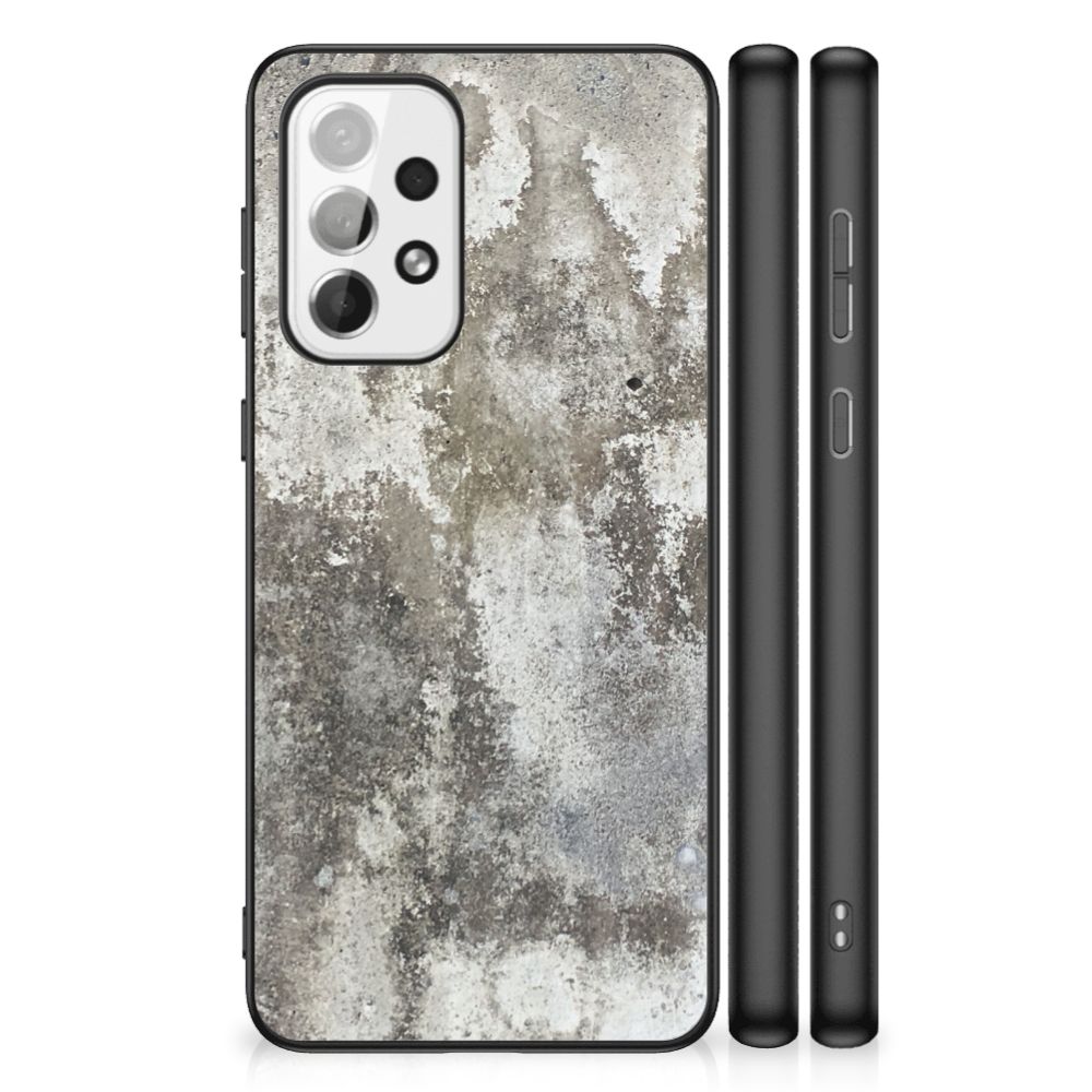 Samsung Galaxy A73 Marmeren Print Telefoonhoesje Beton Print B2C Telecom