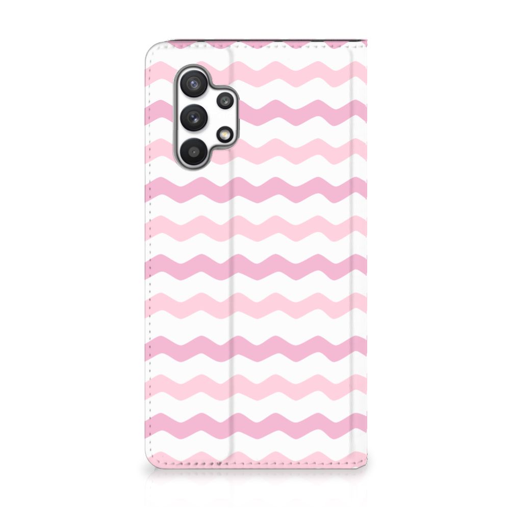 Samsung Galaxy A32 4G | A32 5G Enterprise Editie Hoesje met Magneet Waves Roze - B2C Telecom