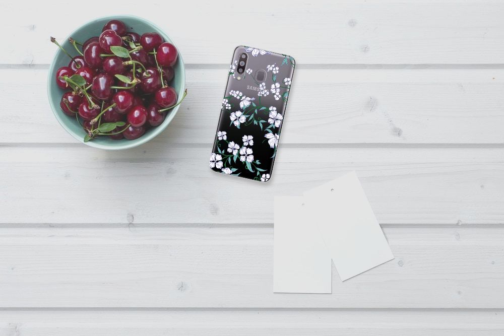 Samsung Galaxy M30 Uniek TPU Case Blossom White
